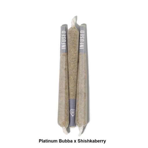Diamond Pre-Rolls - HTFSE - Platinum Bubba x Shishkaberry (3 x 1g) - Image 2