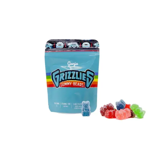 Grizzlies Gummies (350mg THC) - Sour Assorted - Image 2