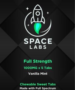 Space Labs - Chewable Sweet Mushroom Tabs - Full Strength (Vanilla Mint 5 Grams)