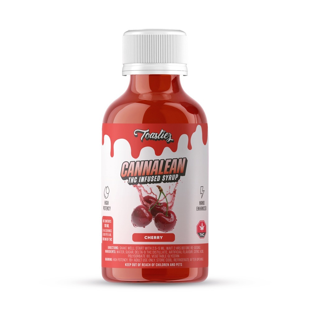 Toastiez Cannalean THC Syrup - Cherry