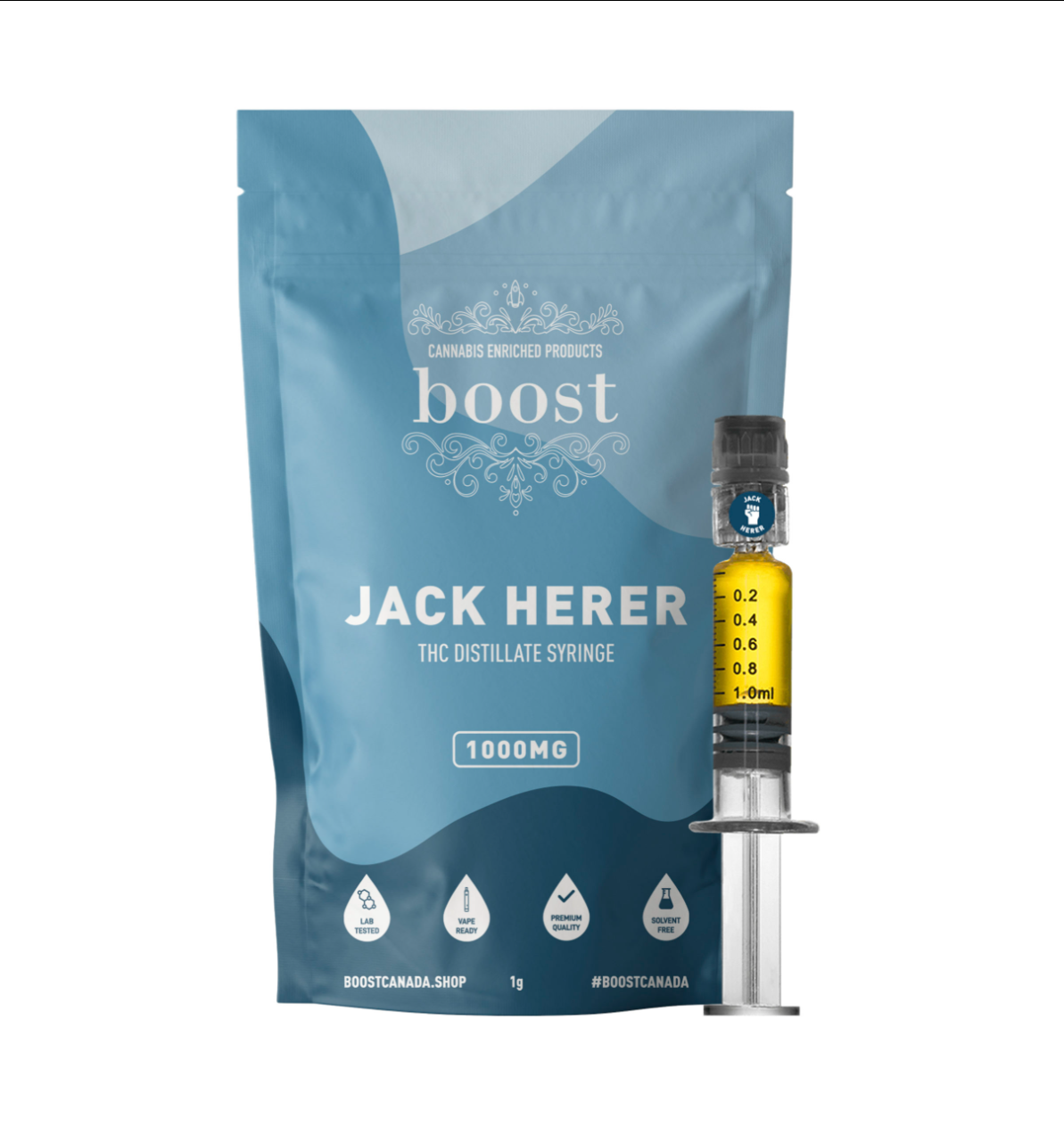 Boost THC Distillate Syringes - Jack Herer